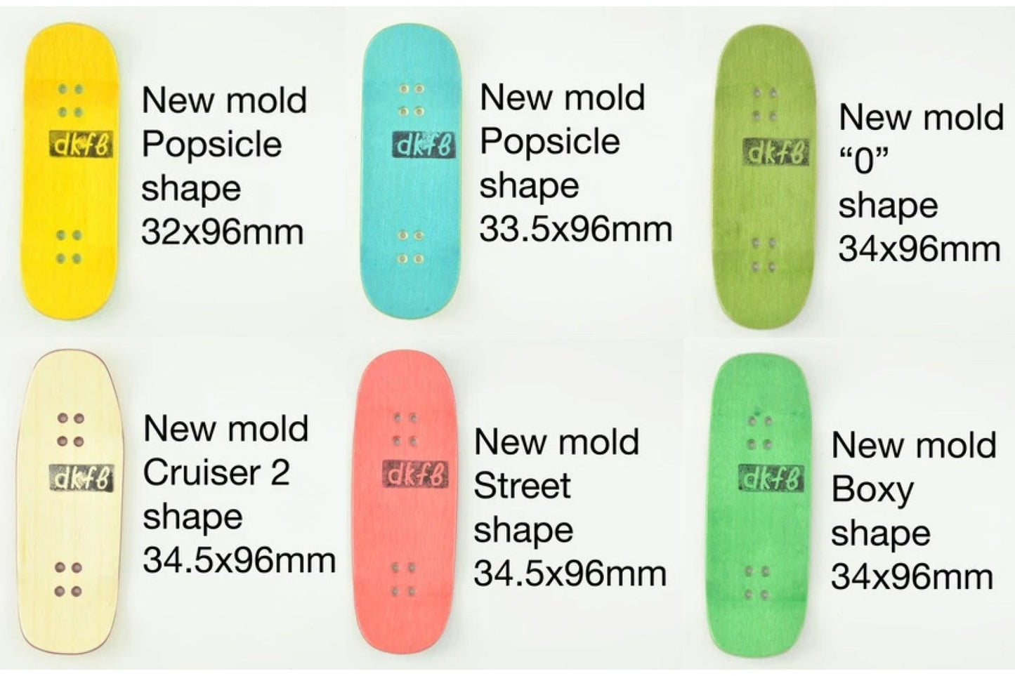 DK Decks (Blank) - Popsicle 33.5mm