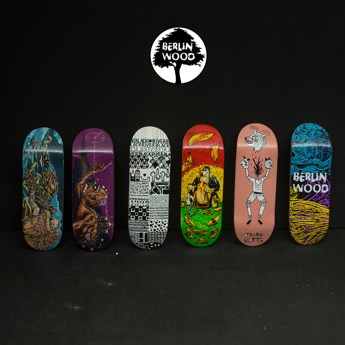 指スケ　BERLIN WOOD デッキ 指スケ I BERLINWOOD Promodel 