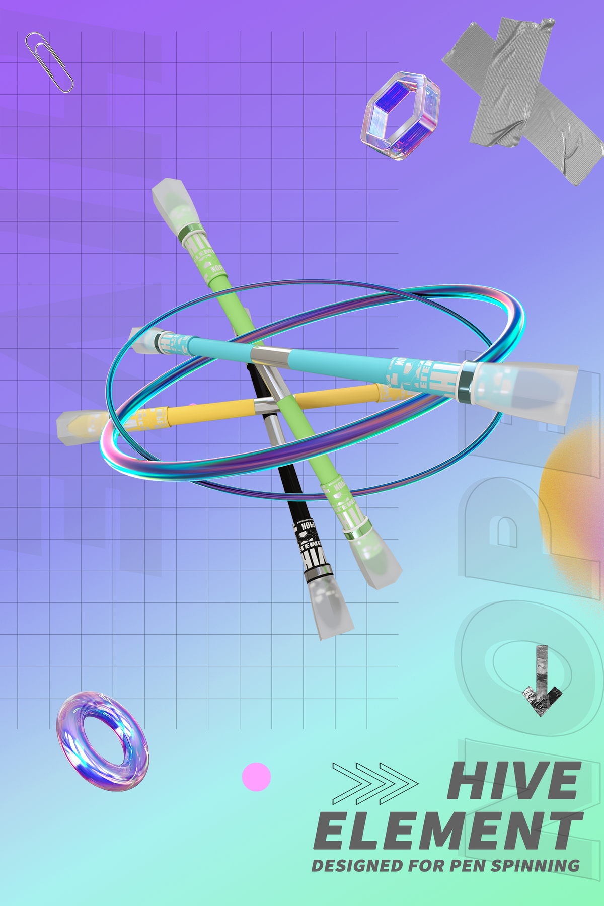 Spinning Pen - HIVE ELEMENT