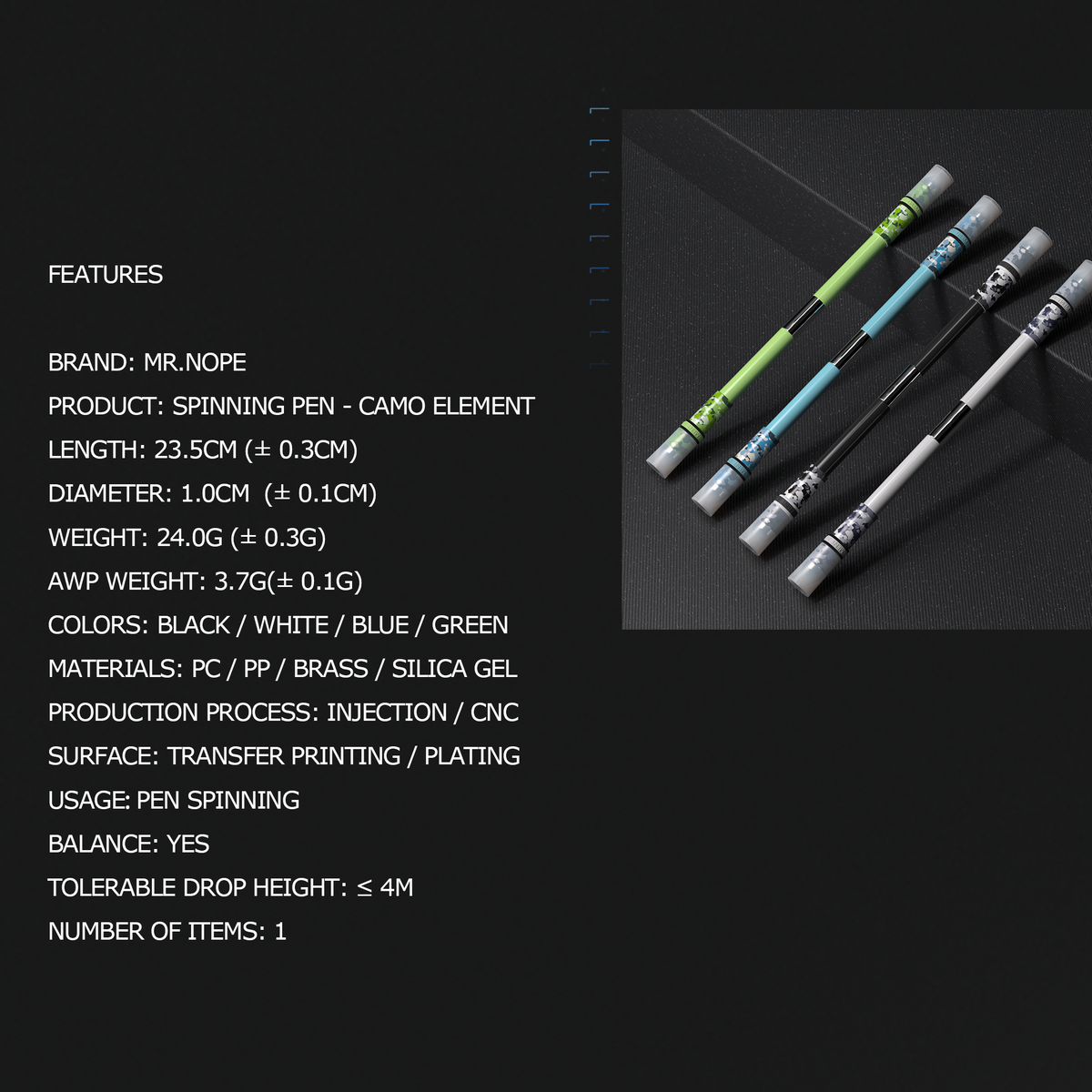 Spinning Pen - CAMO ELEMENT