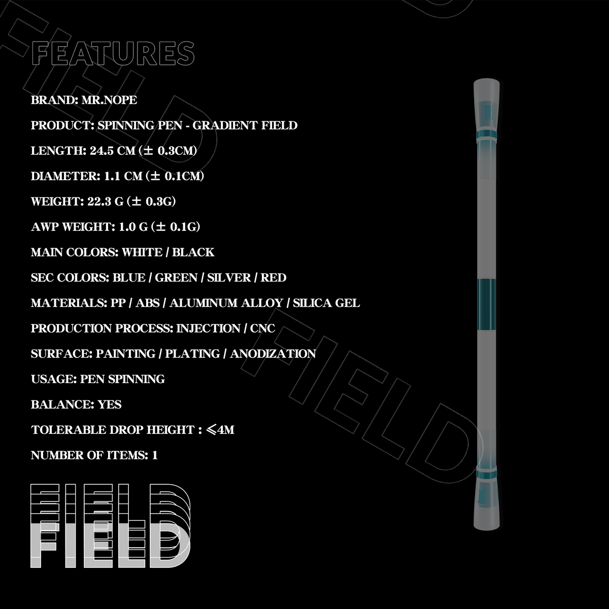 Spinning Pen - GRADIENT FIELD