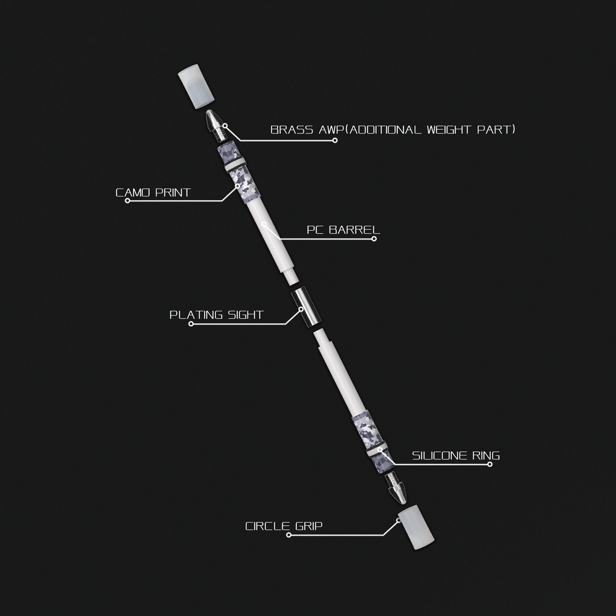 Spinning Pen - CAMO ELEMENT