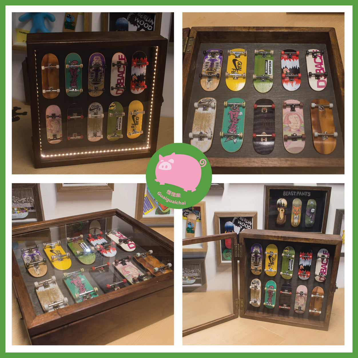 Fingerboard Display Rack Size Chart Premium Fingerboard Display – Guaiguaichai Workshop